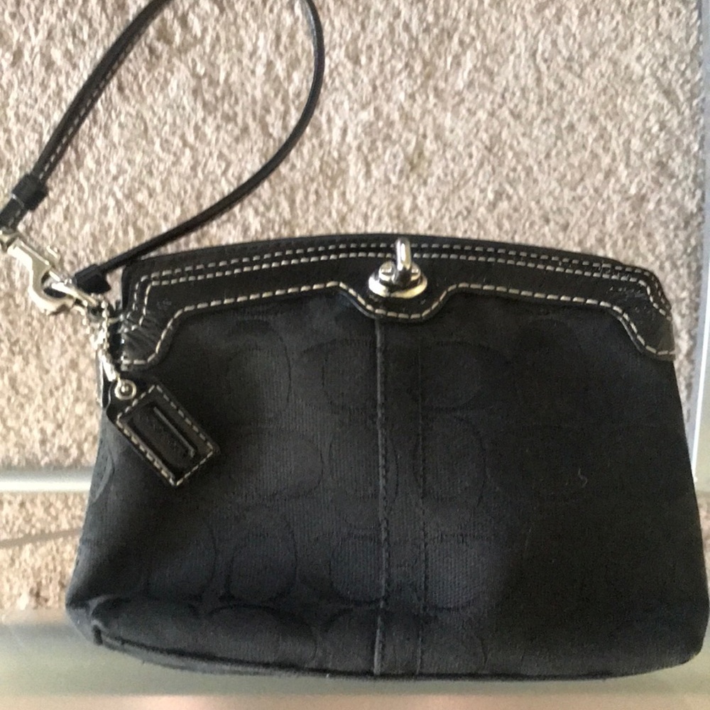 Large Coach wristlet